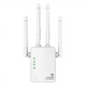 Hot Selling Indoor WiFi Repeater with 300M Coverage 65dB Gain WEP Encryption 2.4G Frequency Support - Product Image 4