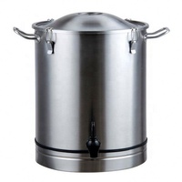 Cuve de Fermentation Électrique en Acier Inoxydable 30L avec Composants PLC Essentiels, Équipement de Brassage, Garantie 1 An, Facile à Utiliser