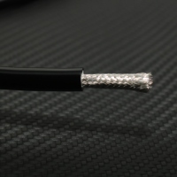 Câble d'interconnexion HiFi YIVO en argent pur à 99,99 %, blindage en feuille tressée à 8 brins, fil de signal audio audiophile pour système audio DIY