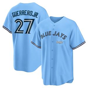 2026 Heren Toronto Baseball Jersey Op Maat Blauw Wit Baseball Shirts met Geborduurde Logo's Gestikte Uniformen - Product Image 2