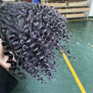 Cheveux Naturel Locks Naturels 100% mèches humaines vente en gros Belle <span class=keywords><strong>Curly</strong></span> Locs Extensions Dreadlocks flexibles - Product Image 3