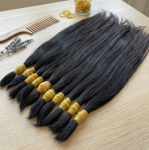 Extensiones de Cabello Natural Vietnamita Liso y Sedoso de Lujo, 100% Virgen Sin Procesar, Trama de Cabello Humano con Doble Trama, Color Natural - Product Image 1
