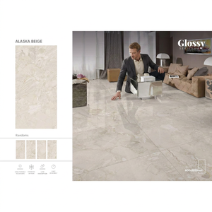 Middle East Premium Porcelain Tiles 600x1200mm Glazed Surface for Modern Residential and Hotel Projects - Product Image 2