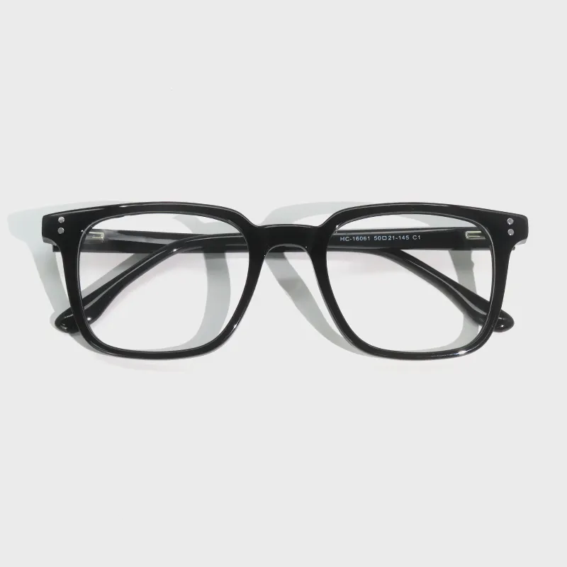 Custom Brillen Optische Frames Computer Bril Acetaat Zwart Montuur Blauw Licht Bril Designer Brilmonturen