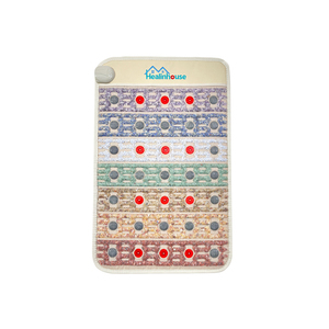 Calor completo para aliviar el dolor FIR Rayo infrarrojo lejano e iones negativos Mesa de masaje Cojín de estera de amatista de tamaño para relajación y comodidad - Product Image 2