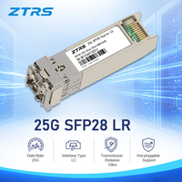 ZTRS Industrial Grade 25G SFP28 LR Fiber Module 1310nm 10km Single Mode with Low Power for Highway Networks