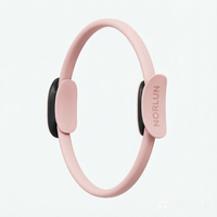 Set de Anillo y Pelota de Pilates de PVC y Silicona Ecológicos y Duraderos con Bandas de Resistencia para Entrenamiento en Casa y Estiramiento