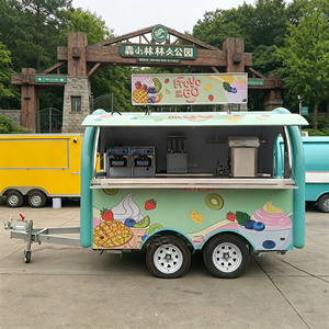 Fully Equipped Ice Cream Trailer Stainless Steel Dessert Truck VIN Certified Sandwich Food Cart - Product Image 6