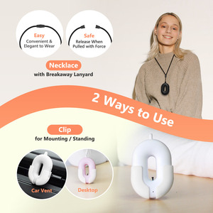 Meilleure vente Logo personnalisé mignon beignet Portable extérieur collier porter dispositif de filtre à <span class=keywords><strong>air</strong></span> Mini petit <span class=keywords><strong>purificateur</strong></span> <span class=keywords><strong>d</strong></span>'<span class=keywords><strong>air</strong></span> personnel - Product Image 3