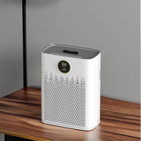 2024 desain baru pintar WIFI Remote Control pemurni udara rumah tangga tampilan PM2, 5 menghilangkan debu bulu hewan peliharaan adaptor DC Filter HEPA