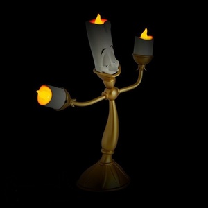 Chandelier Lumière LED La Belle et la Bête, Support de Bougie LED de Luxe, Veilleuse Américaine, Ornement Réveil - Product Image 2