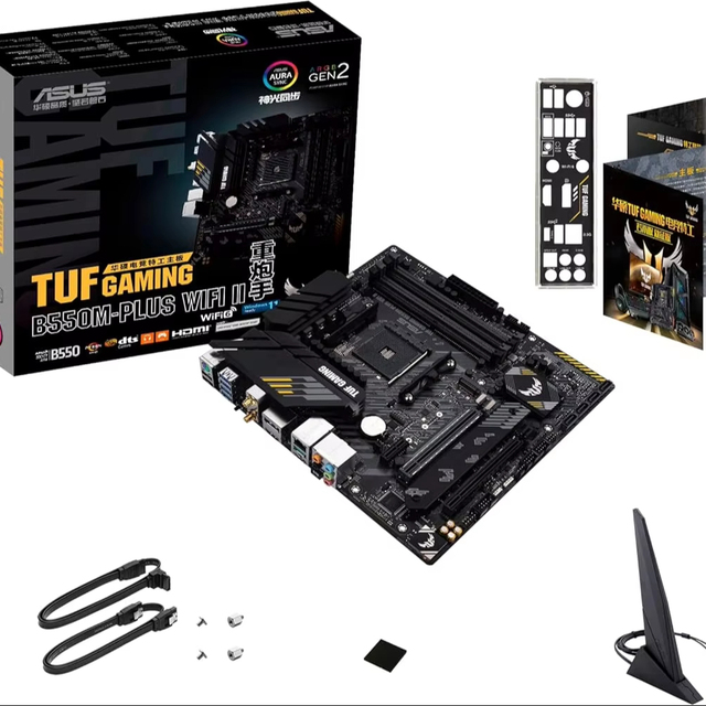 Hot Sell Original New A-SUS Gaming Motherboard TUF Gaming B550M-PLUS (WI-FI) AMD B550 Socket AM4 128GB DDR4 Mainboard