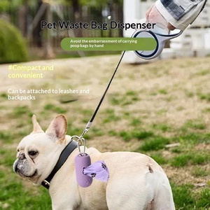 Sacs à déjections canines biodégradables super pratiques et légers, pochettes portables rechargeables pour déchets de chien avec conception à ouverture facile pour l'extérieur - Product Image 6