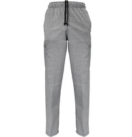 Pantalon de chef ample pour homme, vêtements de travail pour la restauration, rayé, uniforme de cuisine, pantalon de cuisinier pour homme, bas de chef, maxi M-5XL