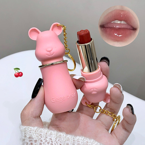 GEGE BEAR 3 PCS Lápiz labial teñido hidratante + 3 PCS Lápiz labial <span class=keywords><strong>Essence</strong></span> Cute Cat Design Otoño e invierno Essentials Bálsamo labial - Product Image 2