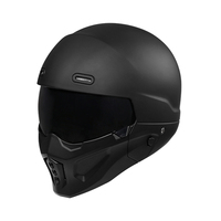Casque de moto multifonctionnel à DOUBLE visière en casque intégral/demi-visage