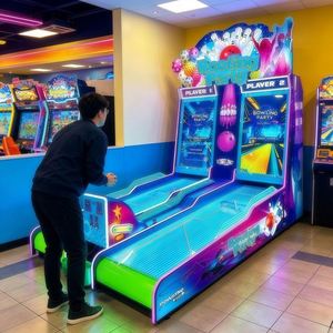 Machines de jeu d'intérieur à monnayeur, jeux de simulation de bowling pour fêtes, équipement de jeu électronique - Product Image 2
