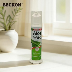 BECKON PRODUCTS 100g Fluoride <strong>Free</strong> <strong>SLS</strong> <strong>Free</strong> Aloe Vera Spearmint Fresh Triple Action <strong>Toothpaste</strong> - Product Image 2