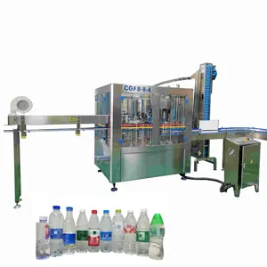 Automatic 3IN1 PET Plastic Bottle Pure Mineral Drinking Still Water Filling Machine A-Z Complete Small Business Production Line