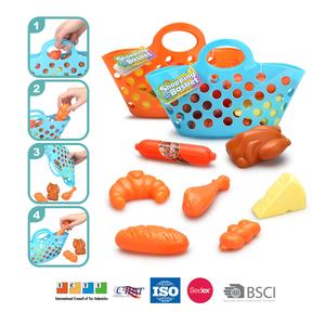 Jouets à provisions en plastique pour enfants Pretend Play Kitchen & Grocery Comprend Play Food & Basket-pour filles et garçons - Product Image 5