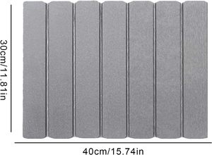 Alfombra de Baño Plegable de Diatomita de Grado Alimenticio, Color Gris Medio, de Alta Calidad, Muy Absorbente, para Perros y Baños - Product Image 5