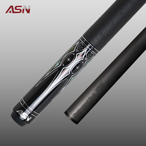 Taco de billar profesional ASN WTZ-02 <span class=keywords><strong>Elite</strong></span> T800 con <span class=keywords><strong>eje</strong></span> de fibra de carbono, conicidad profesional, longitud paralela de 400 mm, listo para torneos - Product Image 2