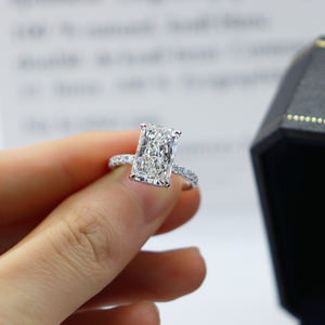 마돈나 랩 성장 다이아몬드 보석 GIA 인증 랩 성장 3CT 5CT 랩 성장 웨딩 다이아몬드 약혼 반지 - Product Image 6