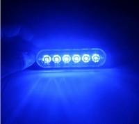 Feux de signalisation clignotants à LED 12V 24V 6 LED pour camion, moto, pick-up, voitures modifiées, décoration, lumière stroboscopique 48V LED rouge