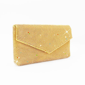 <span class=keywords><strong>Pochette</strong></span> de soirée noire scintillante en cristal pour <span class=keywords><strong>femme</strong></span>, sac à main souple en strass pour mariage et fête - Product Image 2