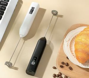 Halbautomati scher wiederauf ladbarer elektrischer Hand mixer D01 Whisk <span class=keywords><strong>Milk</strong></span> <span class=keywords><strong>Frother</strong></span> Foam Maker für den Hotel gebrauch Handheld Coffee Whisker - Product Image 6