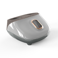 Masseur chauffant à compression d'air portable Shiatsu pour les pieds, SPA électrique avec rouleaux chauffants infrarouges et vibrations pour les jambes et les mollets