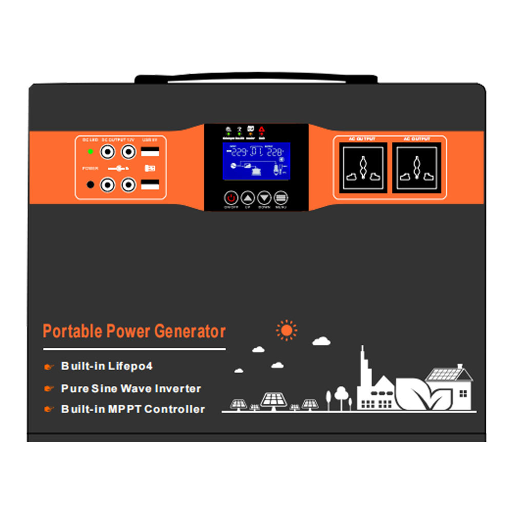 Home Power Storage Portable Solar Power Station 3000W Photovoltaic Solar Energy System 1kw 3kw 5kw Solar Generator