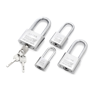 Directo de fábrica China compacto 40Mm candado de hierro plateado resistente a la intemperie cerradura segura - Product Image 6