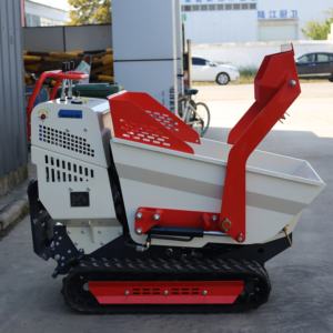 Mini Mixer Beton Self-Loading Dumper Crawler <span class=keywords><strong>Loader</strong></span> Bermesin <span class=keywords><strong>Diesel</strong></span>/Bensin <span class=keywords><strong>Skid</strong></span> Steer Track Moving Tread Small Dump Bucket - Product Image 2