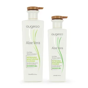 Low MOQ Teebaumöl Minze Aloe Vera Flüssig seifen wäsche Bio-Dusch gel Body Wash