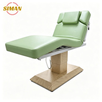 Table de massage électrique de luxe Siman pour soins du visage, 3 moteurs, couleur personnalisable, pour esthéticiennes, extensions de cils, salon de beauté, spa, salon