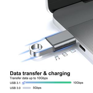 Cantell 10Gbps USB C TO USB อะแดปเตอร์ C 3.2 Gen 2ตัวผู้เป็นตัวแปลง USB ตัวเมียสำหรับ iPhone 15 Pro - Product Image 4