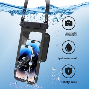 Pochette étanche pour téléphone IPX8 de 7,5/8,5 pouces, grande taille, sac de sport sec pour la plage avec fonction flottante pour téléphones portables - Product Image 3