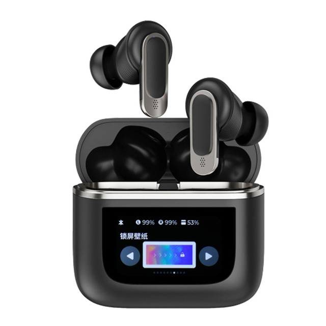 New V8 HiFi Stereo Music Headset Touch Screen Earphones LED Battery In-Ear Wireless Blue Tooth 5.3 HD Microphone Call Earphone