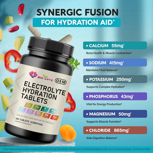 Premium Electrolyte Hydration <strong>Tablets</strong> Nutritional Supplement for <strong>Dehydration</strong> Relief Active Lifestyles Easy to Carry - Product Image 4