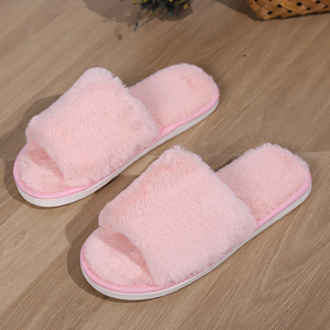 Pantofole da <span class=keywords><strong>Donna</strong></span> in Finta Pelliccia di Coniglio, Vari Colori, Antiscivolo per Casa - Product Image 5