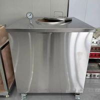 Four à gaz commercial en acier inoxydable, le plus vendu, pour restaurants, hôtels et boulangeries, idéal pour la cuisson du pain et des produits à base de farine.