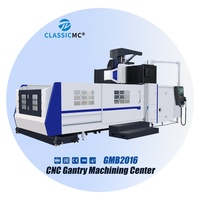 Mesin Penggilingan CNC Kolom Ganda Kekakuan Tinggi GMB2016 Pusat Pemesinan Gantry Vertikal untuk Pemrosesan Logam Berat dan Besar