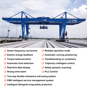 Gru a portale su rotaie (<span class=keywords><strong>RMG</strong></span>) per movimentazione container da 20 e 40 piedi, prodotta in Cina, per container portuali - Product Image 6
