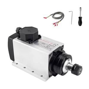 Moteur de broche CNC refroidi par air Zhong Hua Jiang Square ER20 à 4 roulements, 2,2 kW, 110 V/220 V pour machine de gravure CNC - Product Image 1