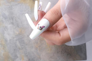 Autocollants pour ongles TSZS Manicure 9 motifs 3D papillons colorés en plastique Marimekko - Product Image 3