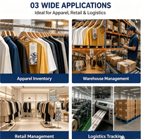 Etiqueta Colgante RFID UHF Personalizada para Prendas, Etiqueta de Precio Inteligente de Papel para Rastreo de Ropa, Etiqueta de Seguridad para Inventario Minorista, Venta al por Mayor