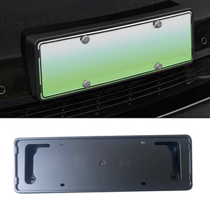 Accessoires populaires adaptés pour TESLA modèle Y support de support de <span class=keywords><strong>plaque</strong></span> d'immatriculation de pare-chocs arrière carte d'immatriculation arrière - Product Image 6
