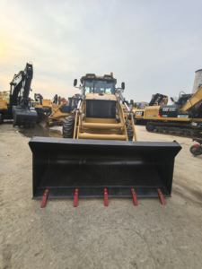 Chargeur sur pneus Caterpillar Cat420F d'occasion original en bon état Chargeur rétrocaveuse Cat 420F d'occasion à vendre - Product Image 4