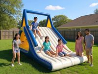 Toboggans aquatiques gonflables pour lac, en PVC, toboggan aquatique flottant gonflable à vendre